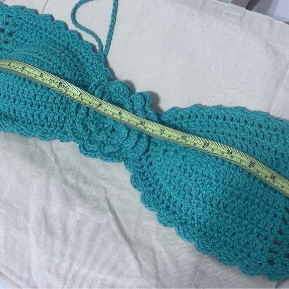 Elegant green crochet Top Maria - Picture 5 of 6